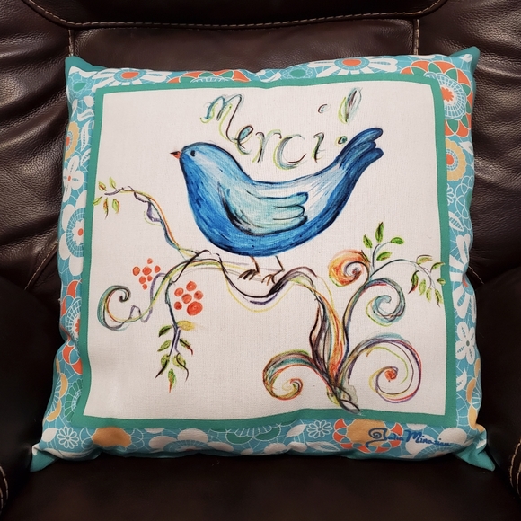 Retired Limited Edition Artist Julia Minasian Pillow - Picture 1 of 9
